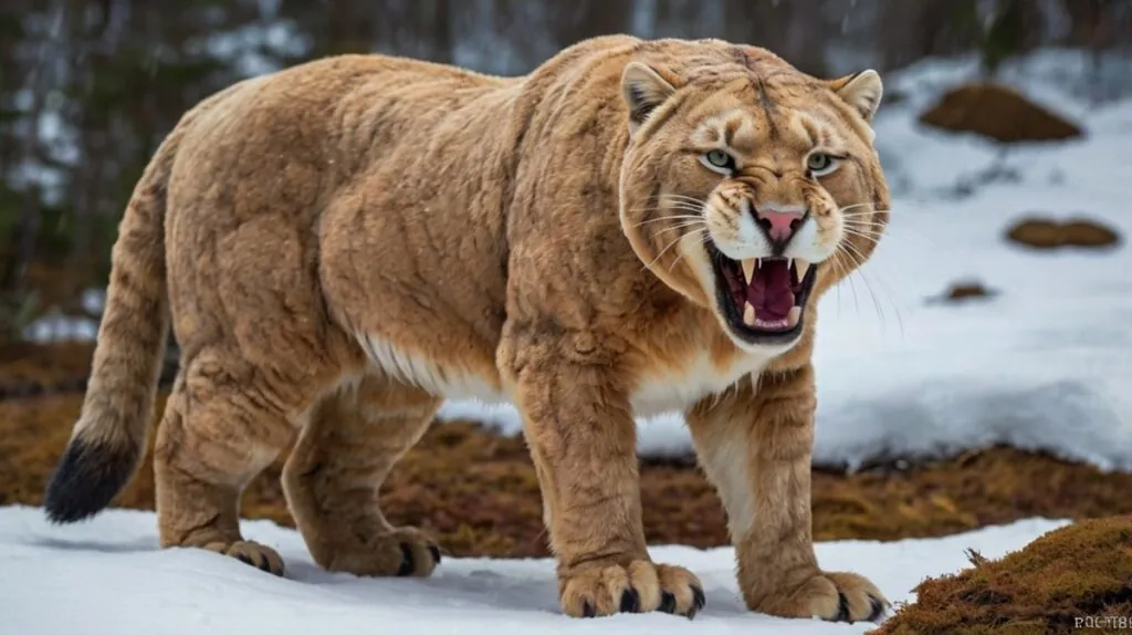 Saber-Toothed Cat - Ice Age Animals